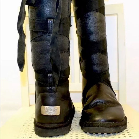 SOLD—UGG AUSTRALIA COLLECTION LTD Leather Boot - Picture 5 of 7